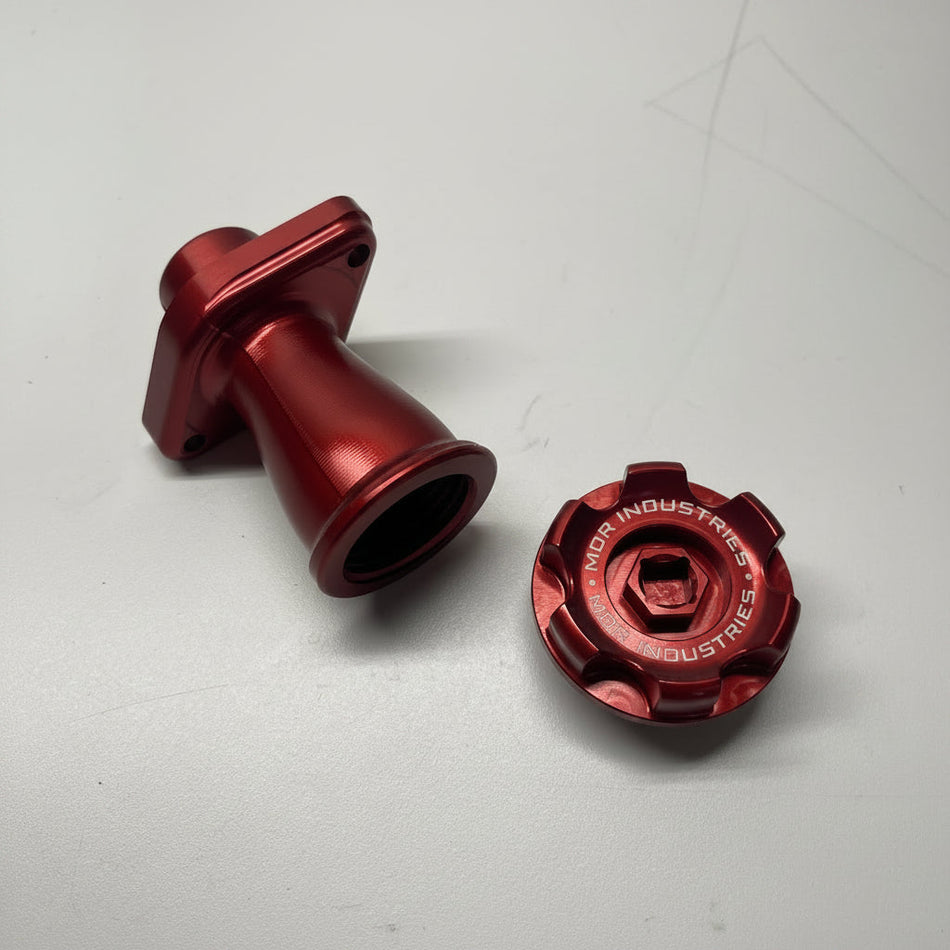 MDR Industries Billet Toyota / Lexus Oil Fill Neck with Cap Set