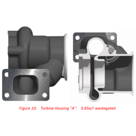 BorgWarner EFR A-Type T25 0.64 A/R IWG Turbine Housing.