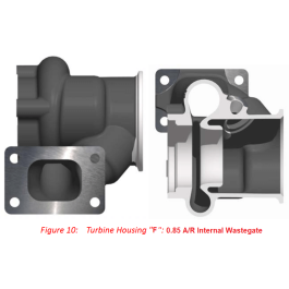 BorgWarner EFR F-Type T25 0.85 A/R IWG Turbine Housing.