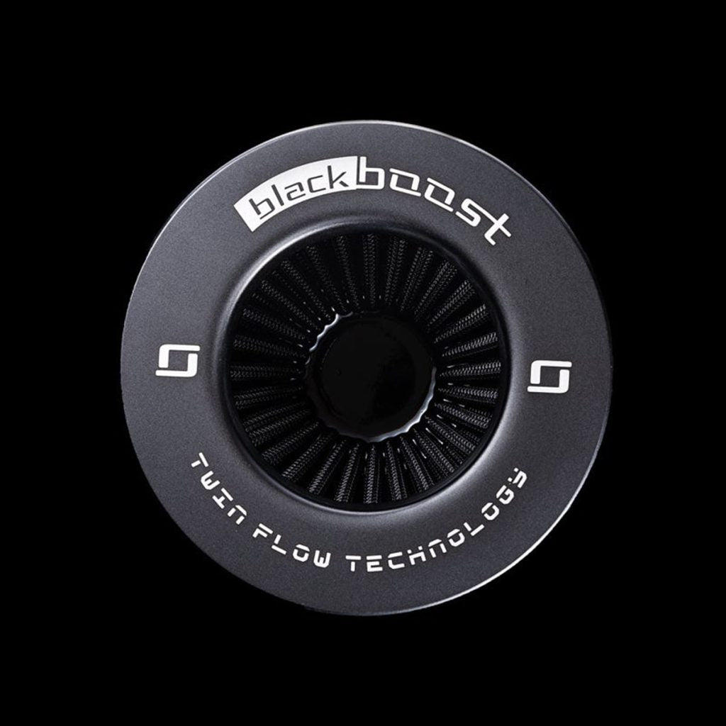 BlackBoost Twin Air Flow Filter Inlet Diameter 4.3" / 110MM x 218 Individual (1)