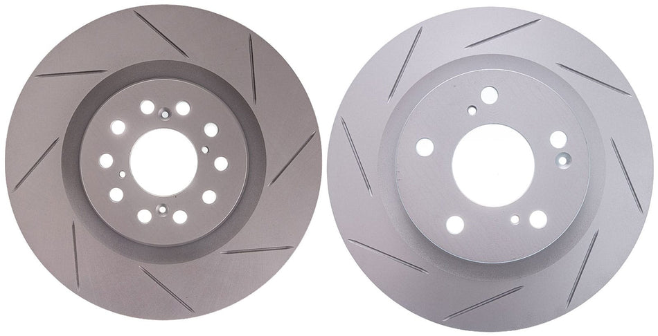 SBD Slotted Rotor Complete Kit (1-Piece Front + Rear) for 2017+ Honda Civic Type R FK8/FL5
