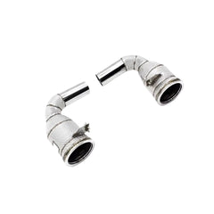 High Flow Cat Less Downpipes W/ Heat Shield - Porsche 911 992 3.0T 2019-2021.