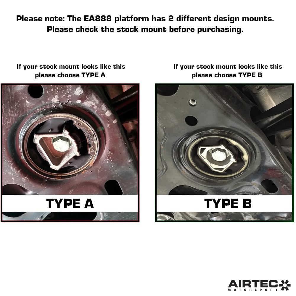 AIRTEC Motorsport Torque Mount Insert for MQB EA888 (Type A & B).