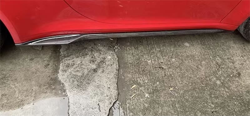 Carbon Fiber Side skirts- Porsche 911 992 Carrera 4 S 4S Coupe 2-Door 2019-2020.