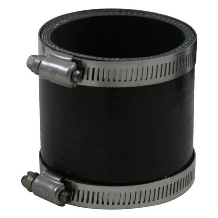 2" Black 3 Ply Silicone Coupler Kit with Clamps