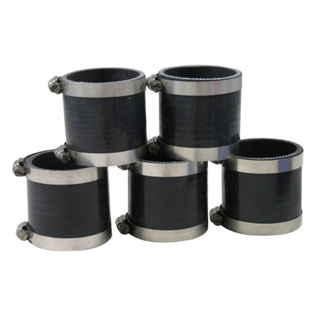 3.25" Black 3 Ply Silicone Coupler Kit with Clamps