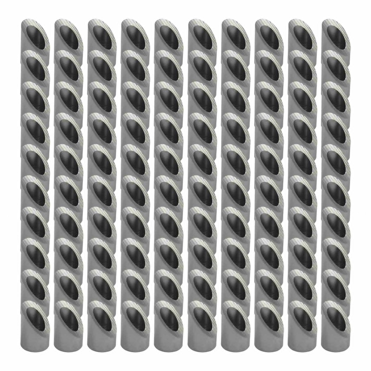 Verocious Motorsports O2 Oxygen Sensor Bung, Mild Steel, Angled - Pack of 100
