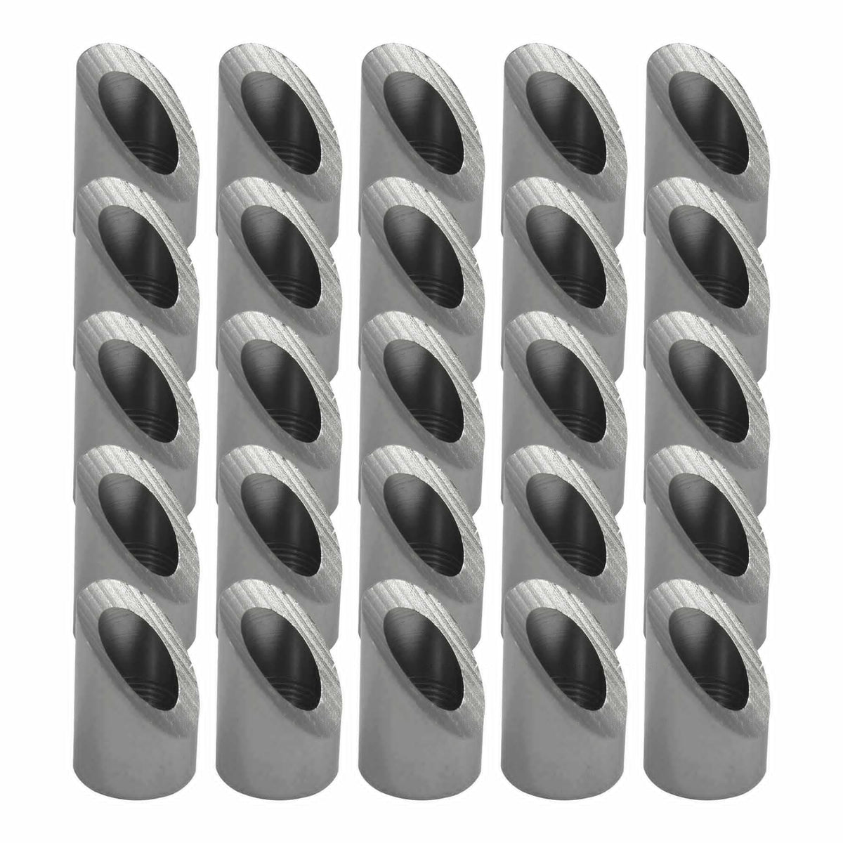 Verocious Motorsports O2 Oxygen Sensor Bung, Mild Steel, Angled - Pack of 25