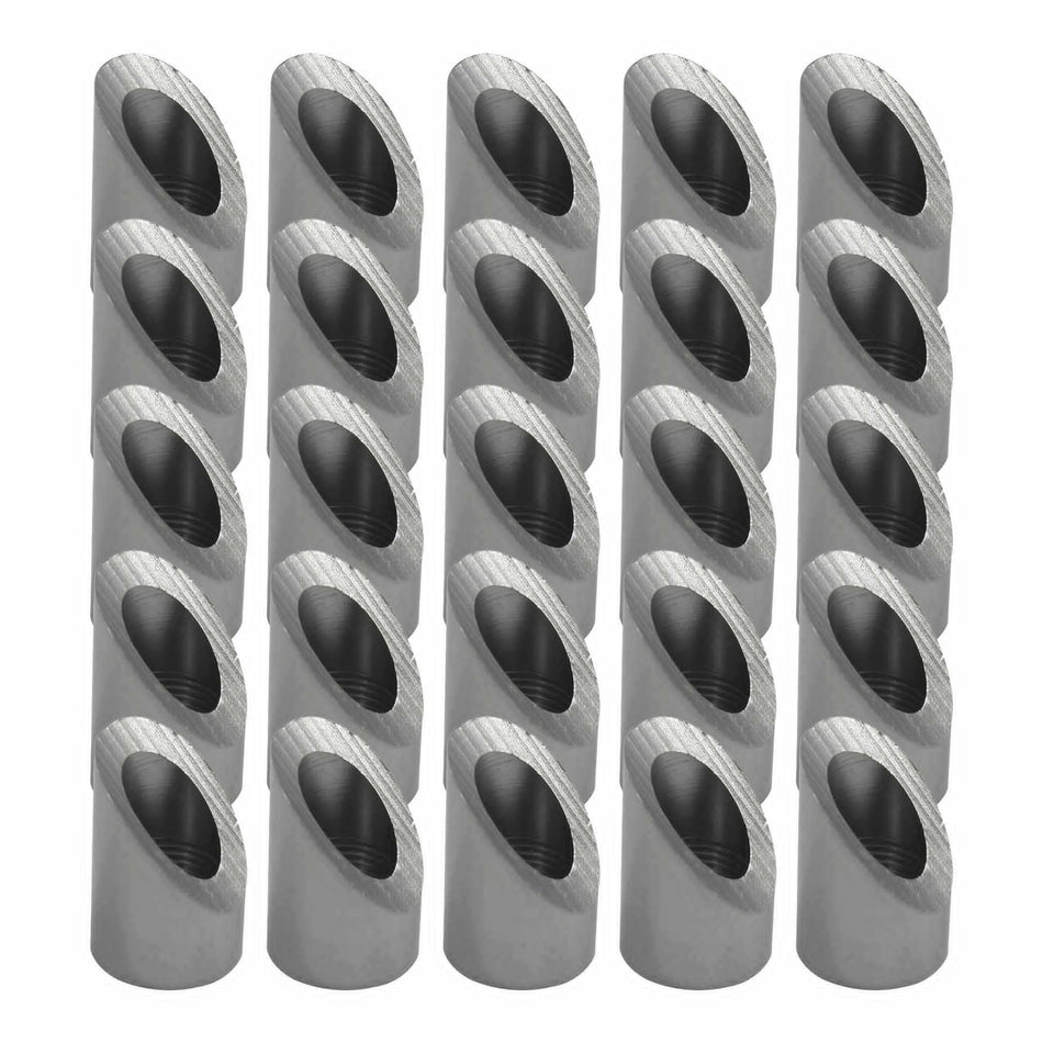 Verocious Motorsports O2 Oxygen Sensor Bung, Mild Steel, Angled - Pack of 25