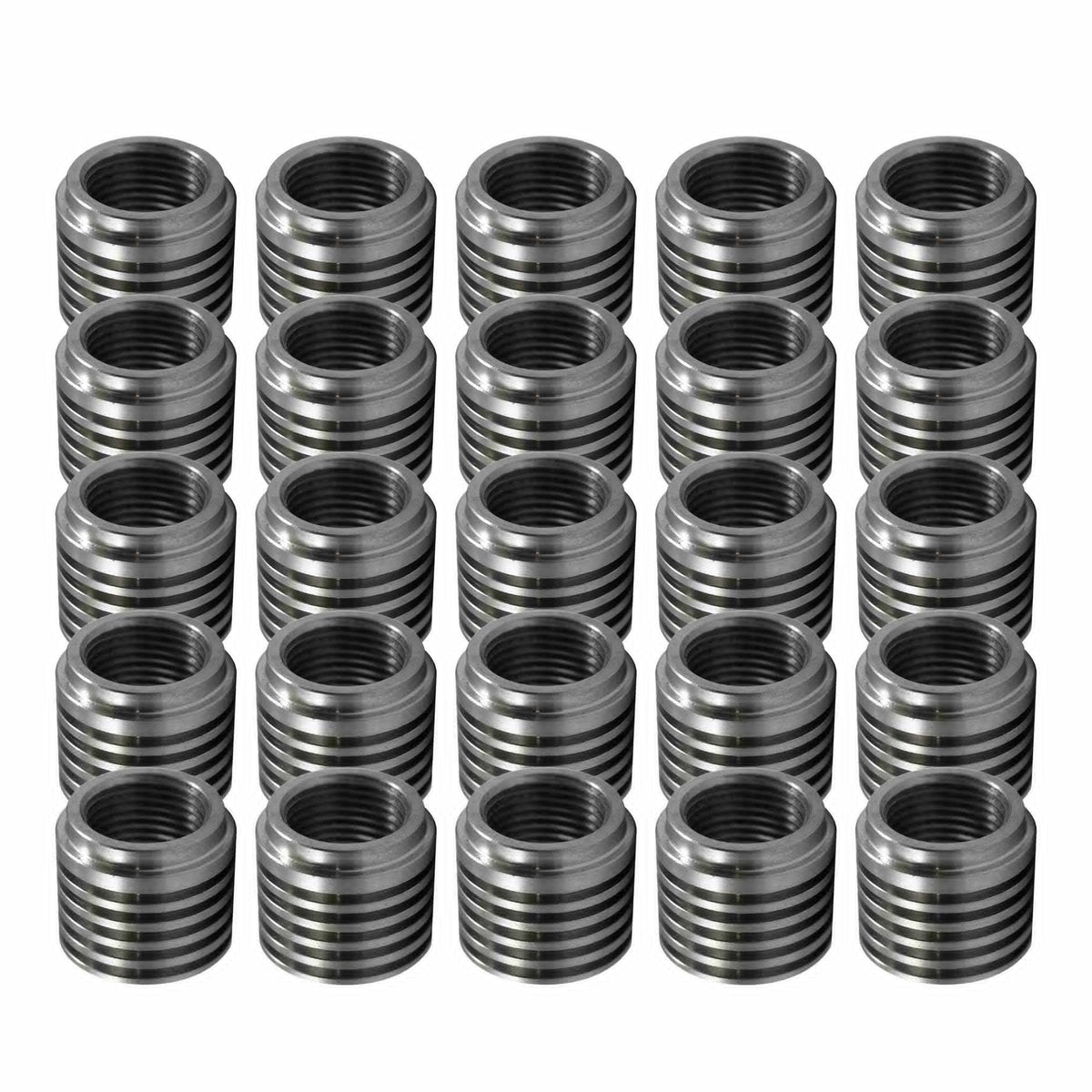 Verocious Motorsports O2 Oxygen Sensor Bung, Mild Steel, Heat Sink - Pack of 25