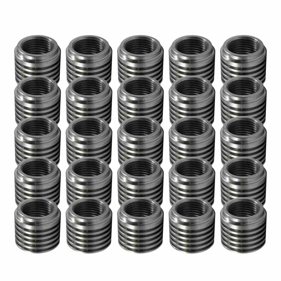 Verocious Motorsports O2 Oxygen Sensor Bung, Mild Steel, Heat Sink - Pack of 25