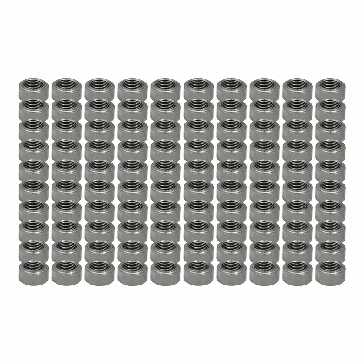 Verocious Motorsports O2 Oxygen Sensor Bung, Mild Steel, Lipped - Pack of 100