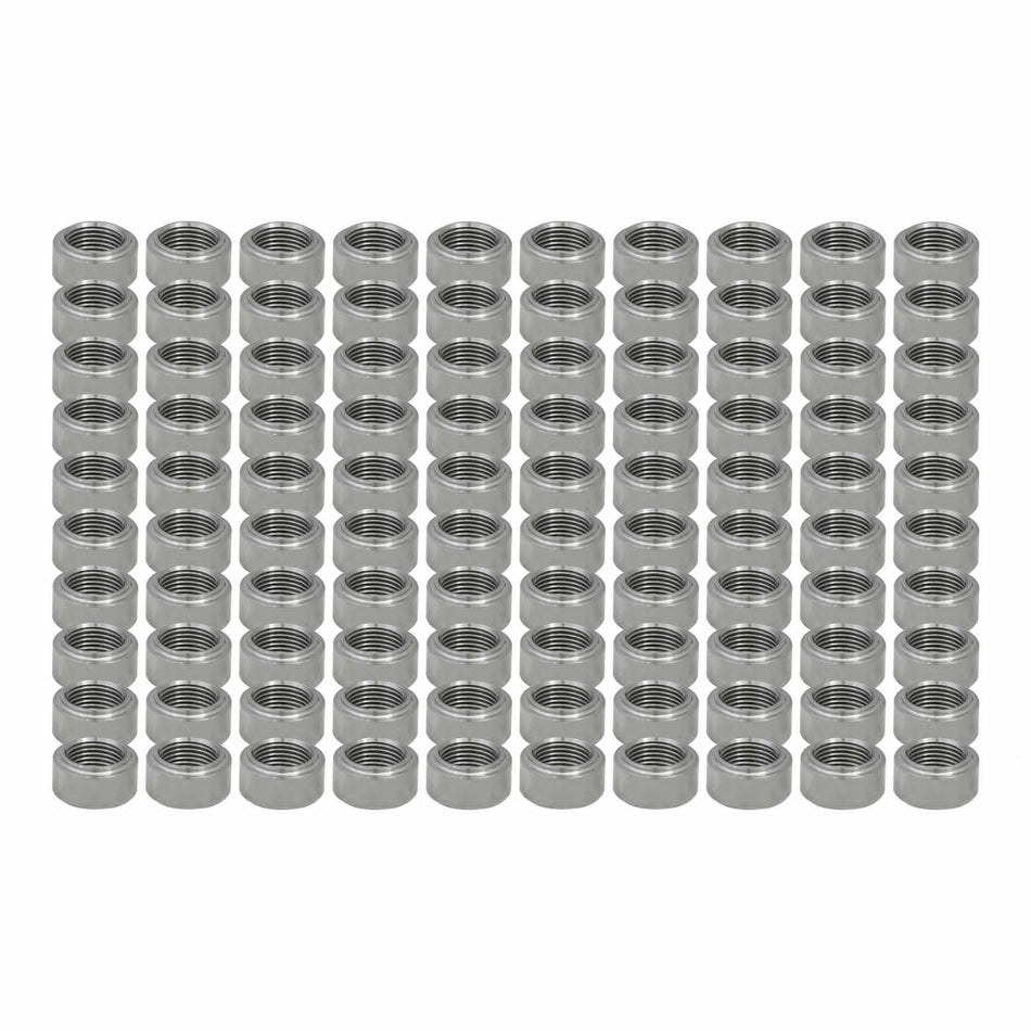 Verocious Motorsports Stainless Steel O2 Oxygen Sensor Bung, Lipped - Pack of 100