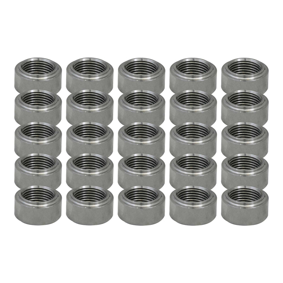 Verocious Motorsports O2 Oxygen Sensor Bung, Mild Steel, Lipped - Pack of 25