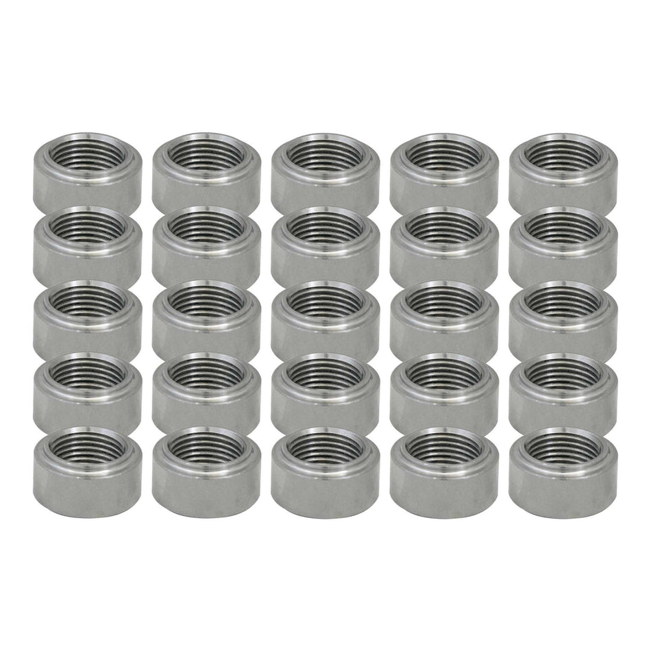 Verocious Motorsports Stainless Steel O2 Oxygen Sensor Bung, Lipped - Pack of 25