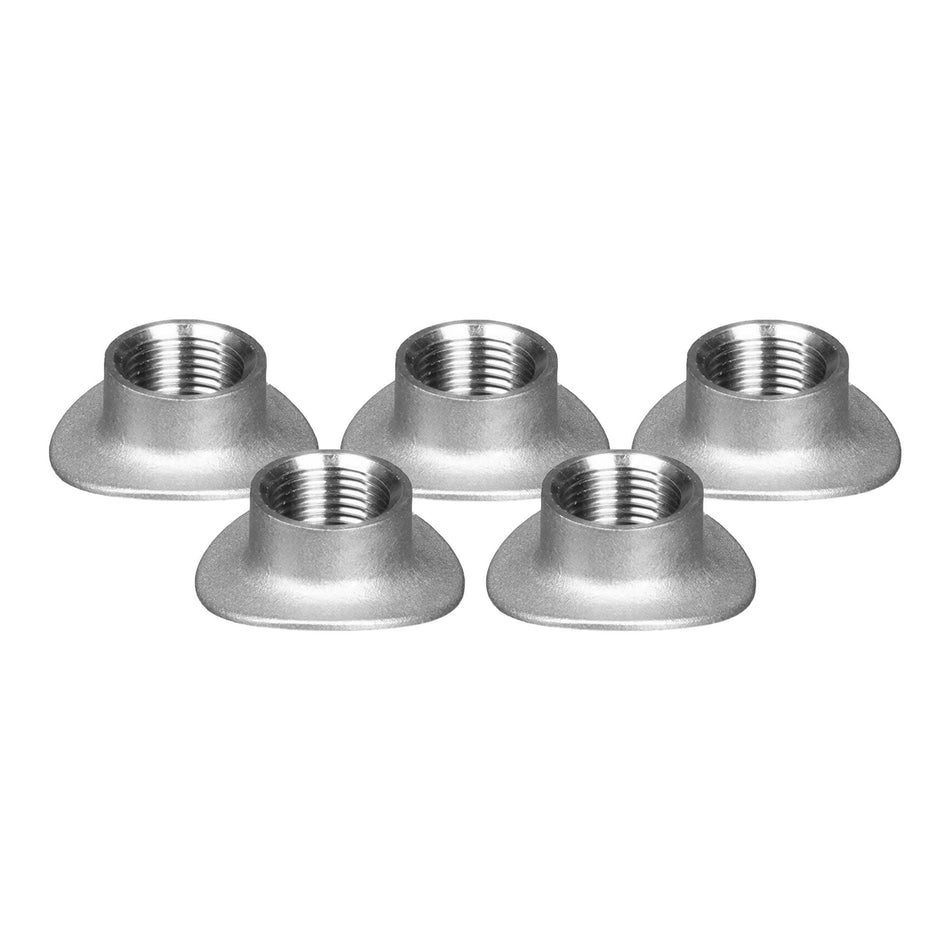 Verocious Motorsports Stainless Steel O2 Oxygen Sensor Bung, Saddle - Pack of 5