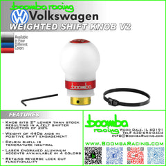 VW SHIFT KNOB WHITE.