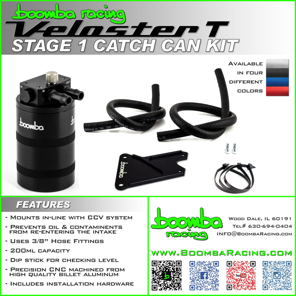 19+ Veloster Turbo Stage 1 Catch Can Kit