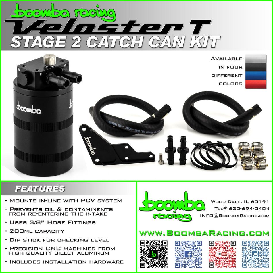 19+ Veloster Turbo Stage 2 Catch Can Kit