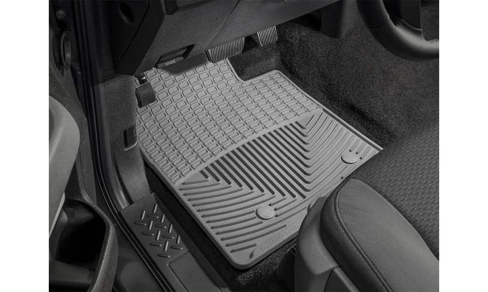 WeatherTech All Weather Floor Mats Gray Front Fits Vehicles w/2 Retention Hooks On The Drivers Side Ford Mustang 2009-2010