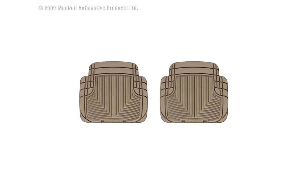 WeatherTech All Weather Floor Mats Tan Rear