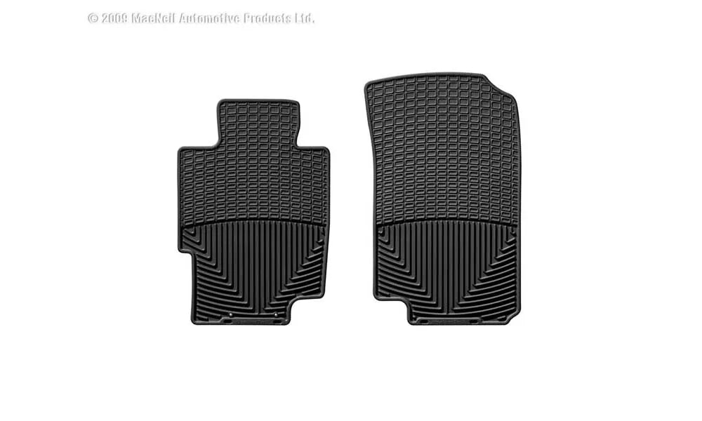 WeatherTech All Weather Floor Mats Black Front Acura TL | TSX 2004-2008