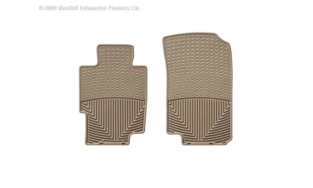 WeatherTech All Weather Floor Mats Tan Front Acura TL | TSX 2004-2008