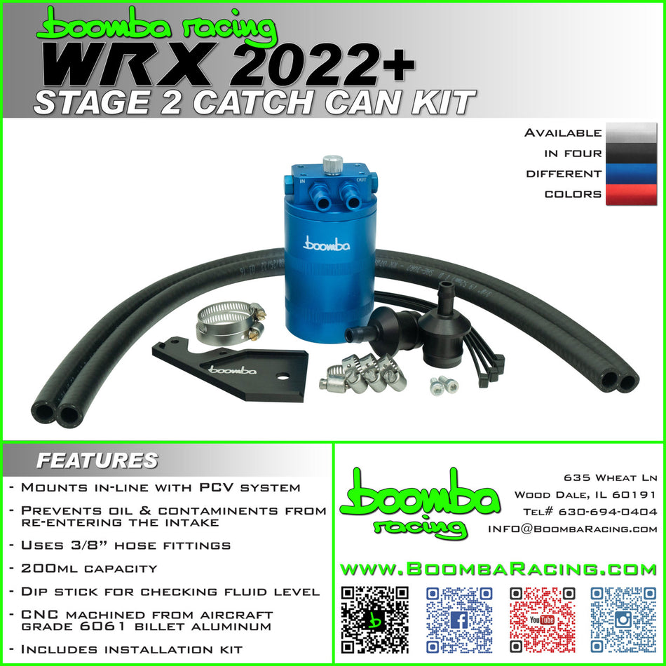 WRX 22+ STAGE 2 CATCH CAN KIT