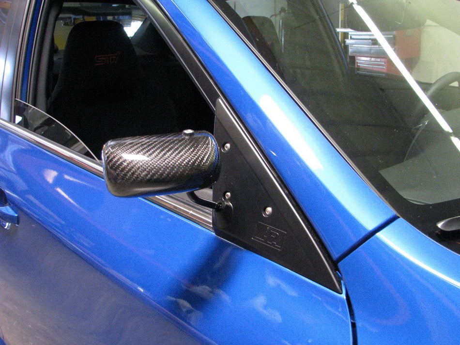 APR Performance Formula 3 Carbon Fiber Mirror Black Subaru Impreza Wrx Sti 2002 2007