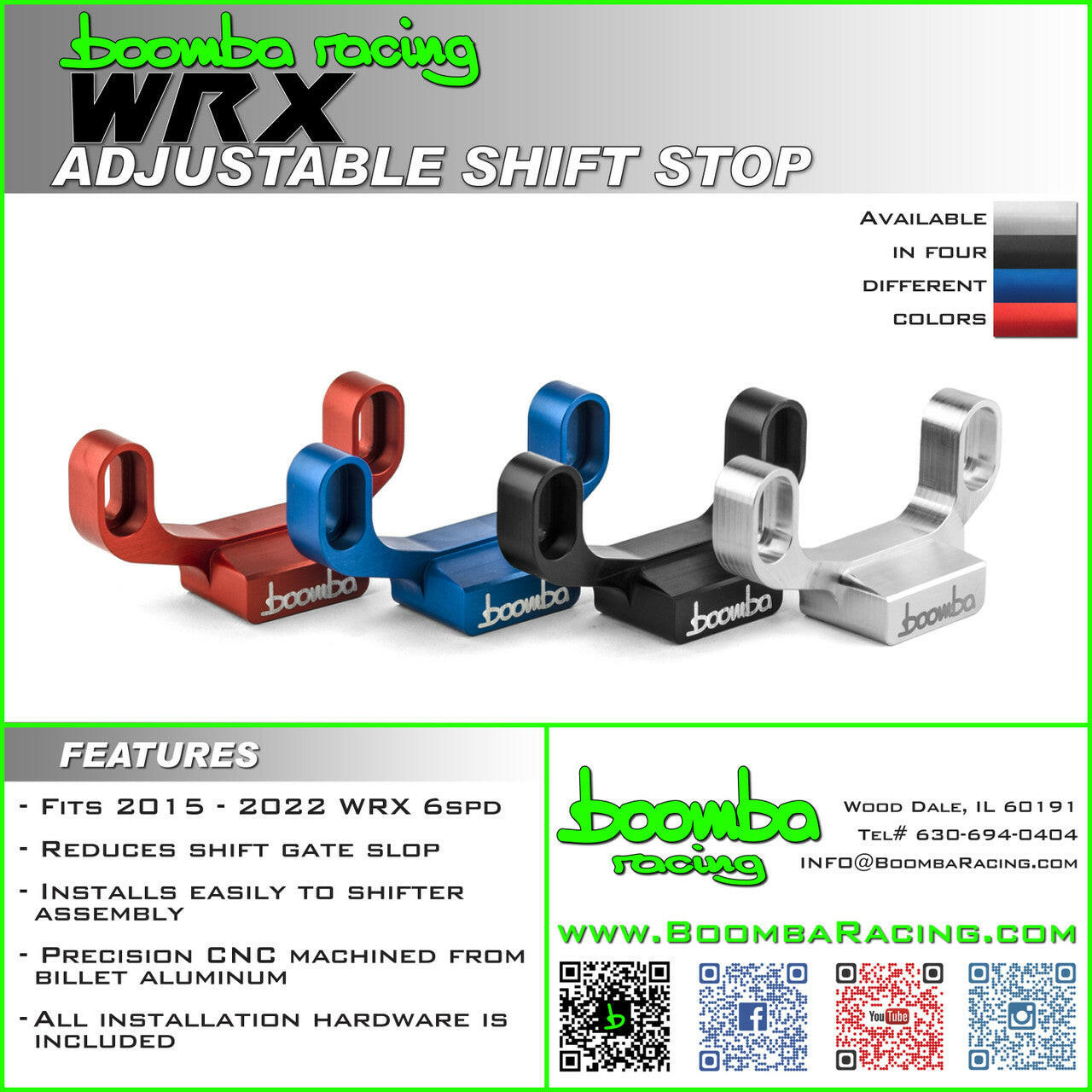 WRX15+ SHIFTER STOP.