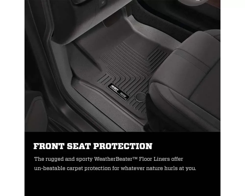 Husky Liners WeatherBeater Floor Liners Black for 10-14 Ford Mustang Front & 2nd Row