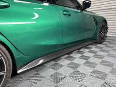 OEM Style Dry Carbon Fiber Side Skirts - BMW G80 M3 & G82 / G83 M4.