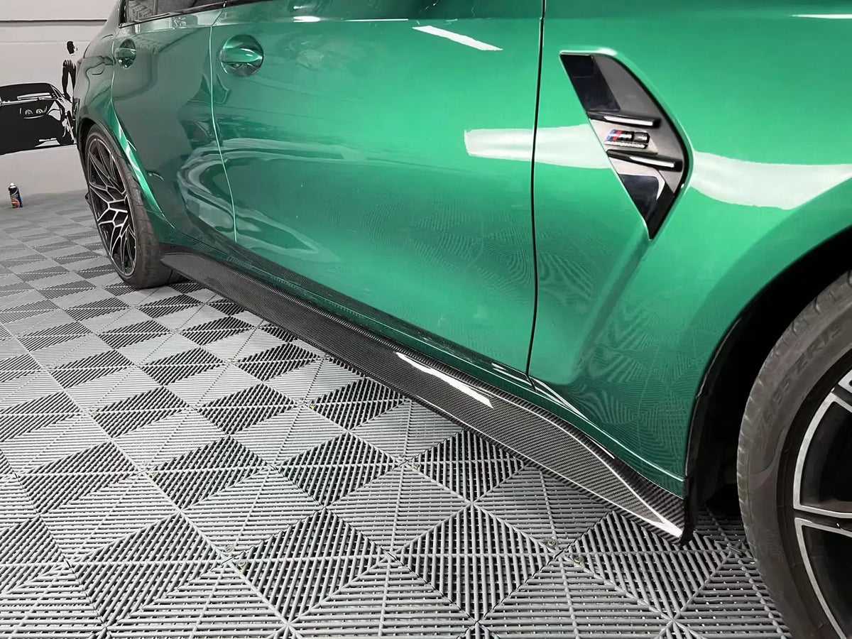 OEM Style Dry Carbon Fiber Side Skirts - BMW G80 M3 & G82 / G83 M4.