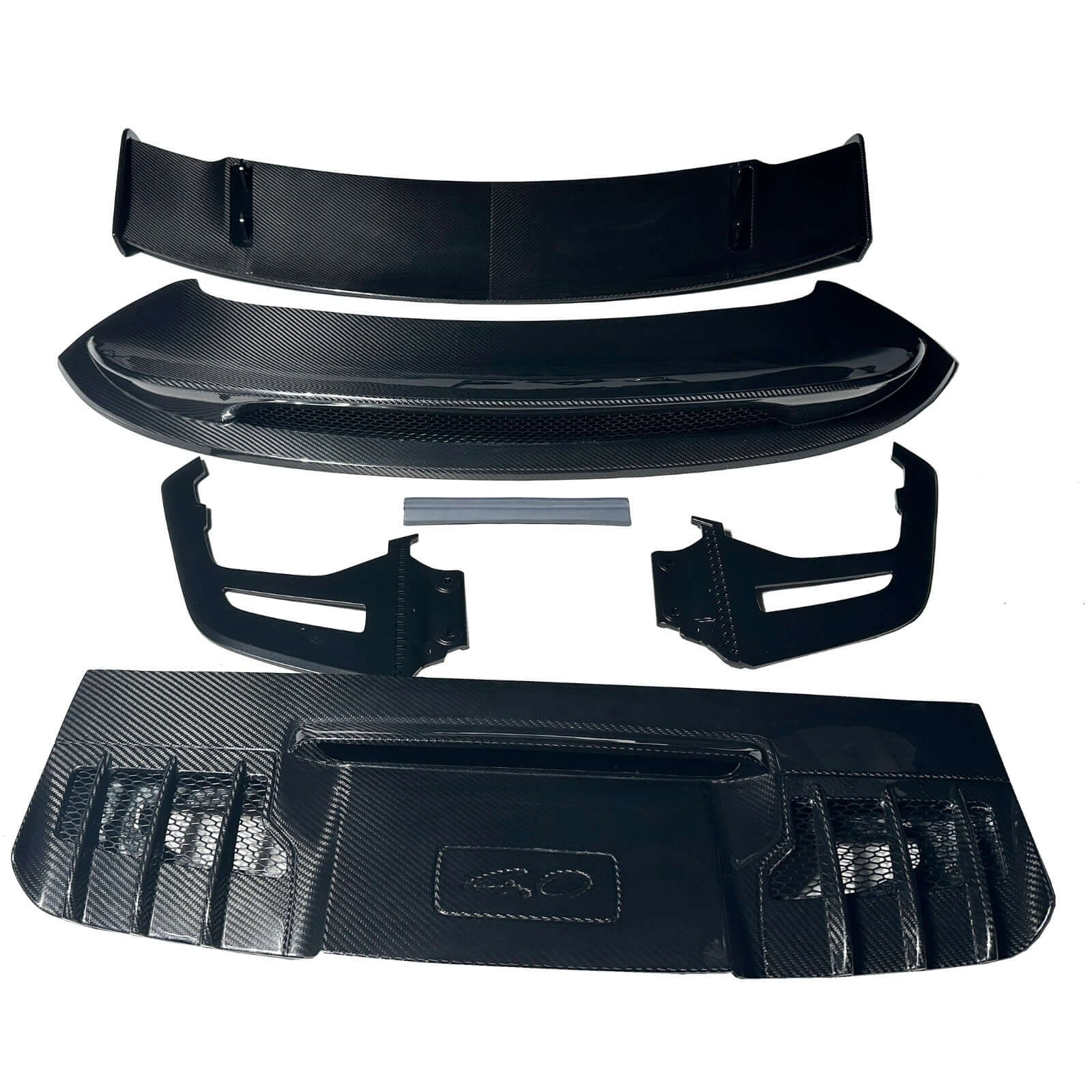 Carbon Fiber GT3 Style Carbon Fiber Wing & Base - Porsche 911/992.