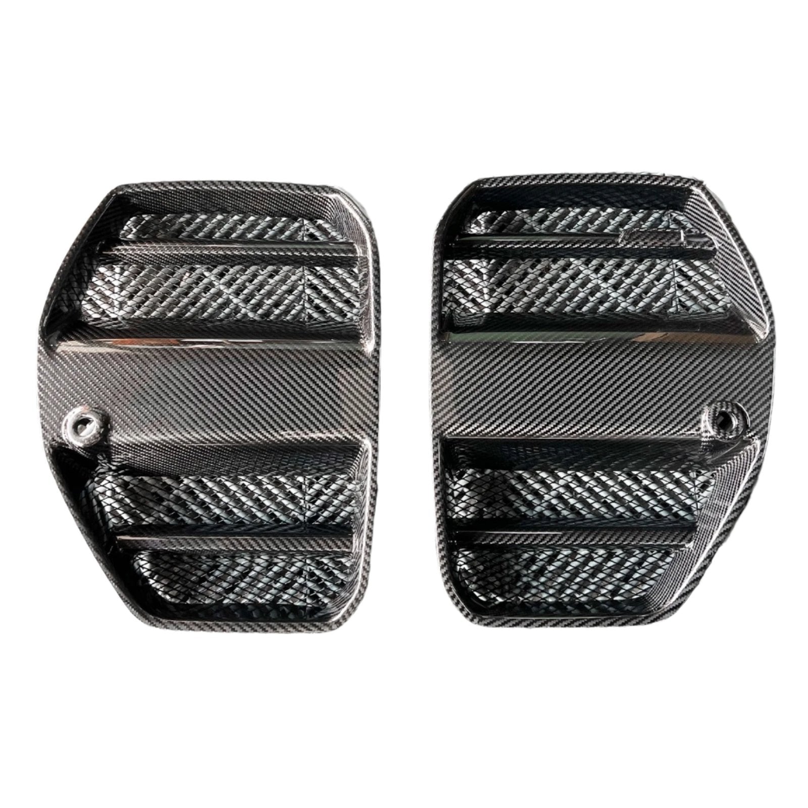 V2 Carbon Fiber Front Grilles - BMW G80 M3 & G82 / G83 M4.