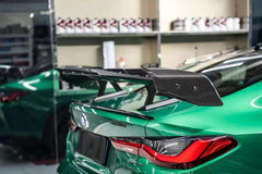 AD Style Carbon Fiber Swan Neck Wing V3 - BMW G87 M2 G80 M3 G82 M4.