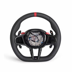 2025 LCI Steering Wheel w/ Carbon Fiber Trim Complete Replacement- BMW G Chassis.