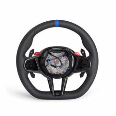 2025 LCI Steering Wheel w/ Carbon Fiber Trim Complete Replacement- BMW G Chassis.