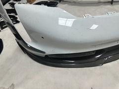 B Style Carbon Fiber Front Lip - Porsche Taycan.