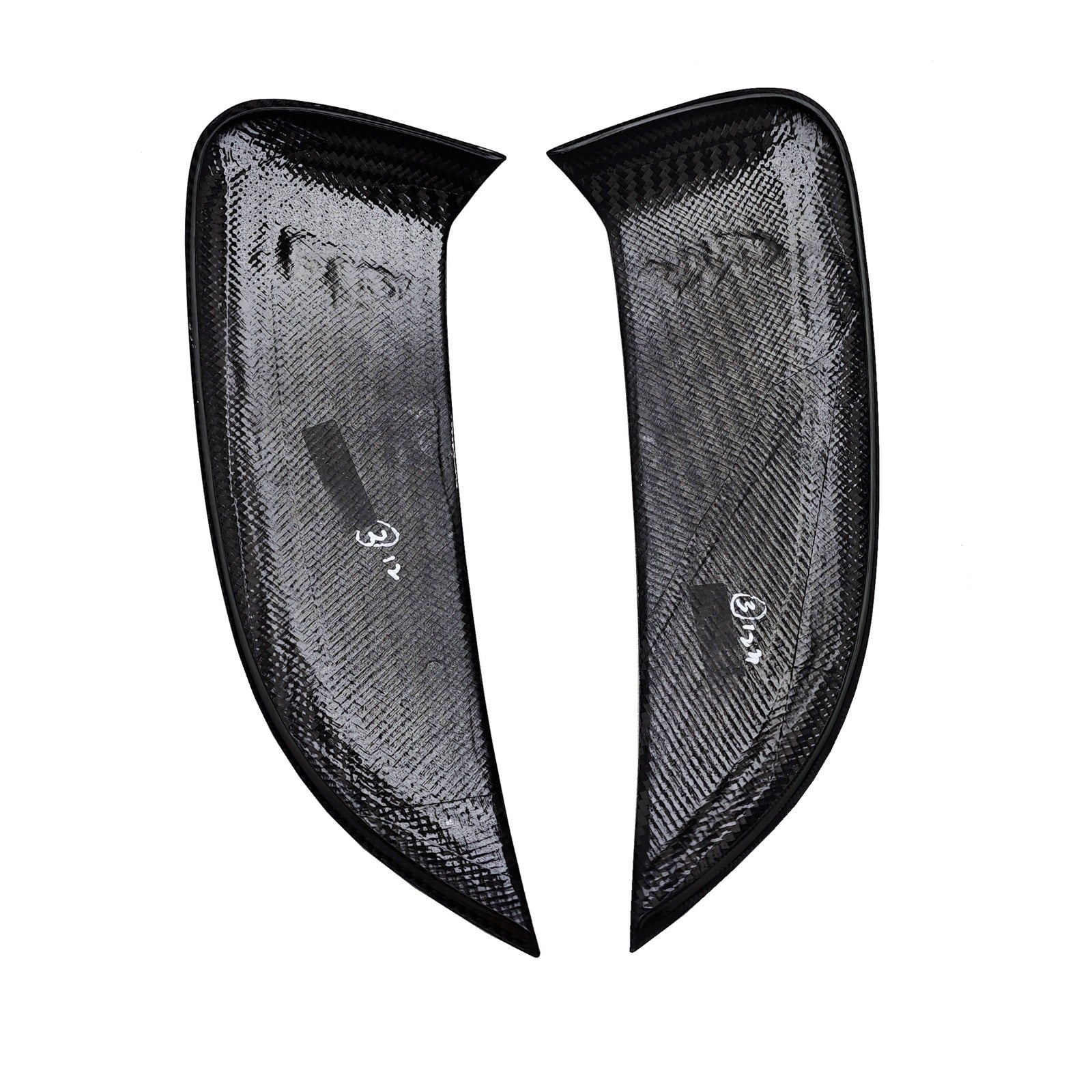 Dry Carbon Fiber GT4 Style  Side Air Intake Vents - Porsche 718 2016+.