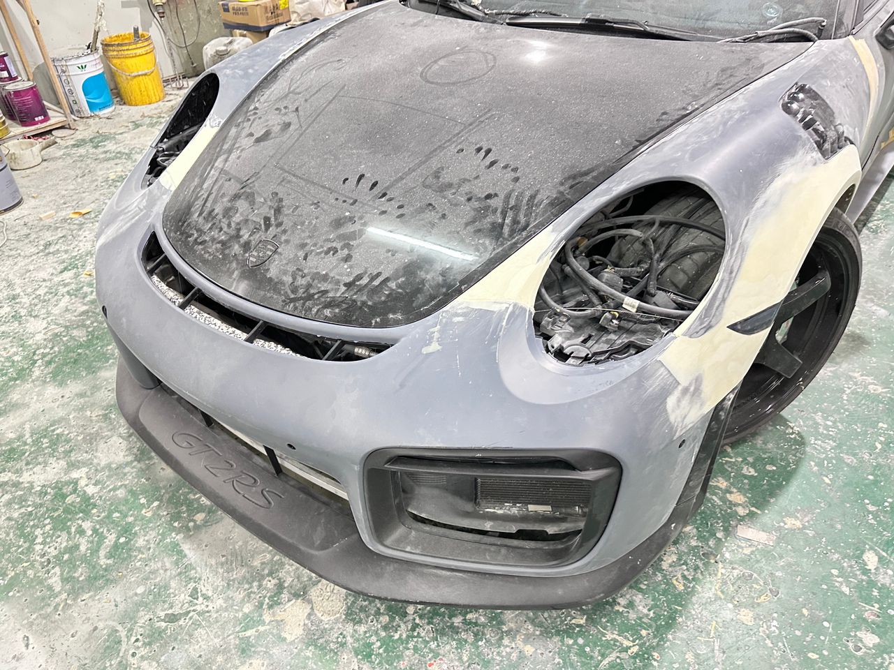 GT2RS Style Half Carbon Fiber Body Kit - Porsche 911 Carrera S 4S 991 991.1 991.2.