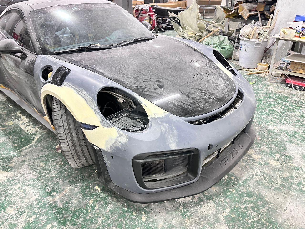 GT2RS Style Half Carbon Fiber Body Kit - Porsche 911 Carrera S 4S 991 991.1 991.2.