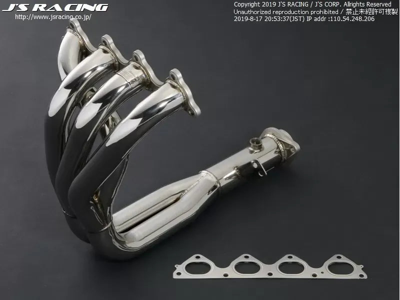 Js Racing Stainless Header 4-2-1 Acura Integra DC2 1994-2001.