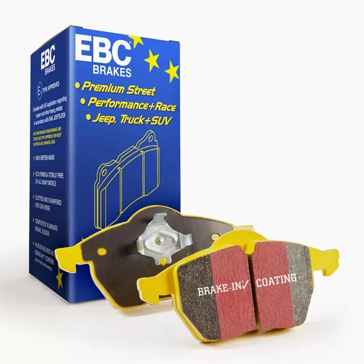 EBC Brakes Yellowstuff Our Flagship range Rear Disc Brake Pad Set FMSI D919 BMW Rear.