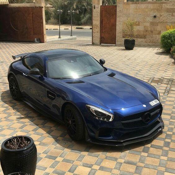 Carbon Fiber Paktechz Front Splitter Lip V1 - Mercedes AMG GT/GTS.