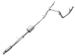 AWE 4th Gen GM 1500 5.3L 0FG Catback Split Rear Exit (w/ Bumper Cutouts) - OE Tips