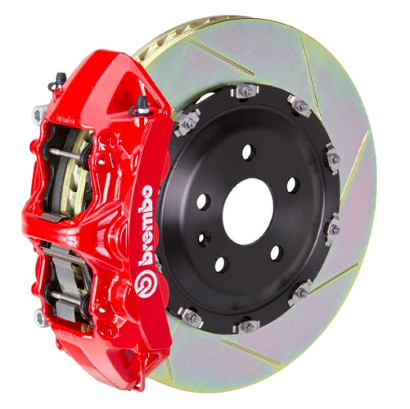 Brembo 24+ BMW M30i/530i XDrive Front GT BBK 6 Piston Cast 380x34 2pc Rotor Slotted Type-1 - Red