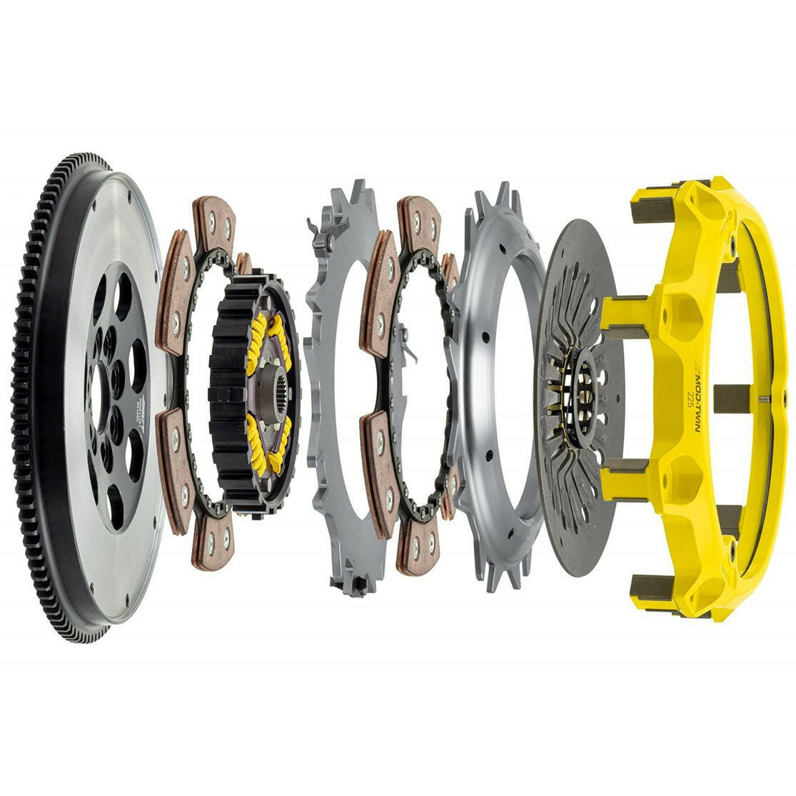ACT Mod Twin XT Rigid Hub Race Kit w/ 6-Pad Discs | 2008-2015 Mitsubishi Evo X (T2R-M07).