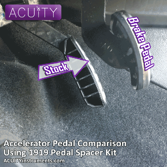 Acuity Throttle Pedal Spacers | Multiple Honda Fitments (1919).