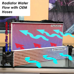 Acuity Super Cooler Reverse Flow Silicone Radiator Hoses | 2023+ Honda Civic Si & 2024+ Acura Base/A-Spec (1982).